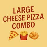 X-Large Cheese Pizza Combo
