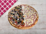 Half & Half Specialty Combo Pizza