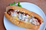 Meatball Parmigiana Sandwich