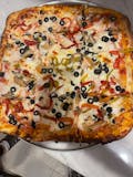 Sicilian Style Cheese Pizza