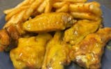 6 Wings with Fries