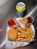 3 Pieces Wings, with Fries & Drink