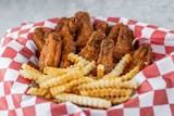 Party Wings with Fries, Roll & Drink