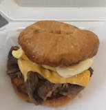 Steak & Egg Bagel Breakfast