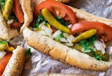 Chicago Style Beef Hot Dog