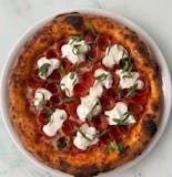 Pepperoni Burrata Pizza