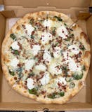 White Spinach Pizza