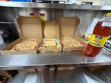 Two Medium Pizza with 2 Toppings, Regular Parmesan Bread & 2 Liter Soda Special