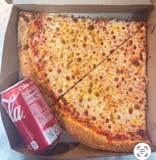 2 cheese pizza & can soda or 16oz water
