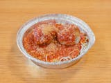 Spaghetti Marinara with Meatballs