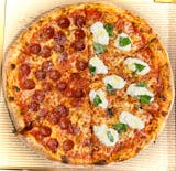 Half Pepperoni & Half Burrata Pizza