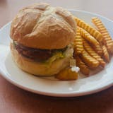 BBQ Bacon Cheeseburger Kaiser Roll
