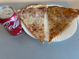 Slice of Cheese Pizza & Can Soda Special