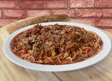 Spaghetti with Sausage & Green Peppers