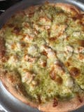 Pesto Shrimp Pizza