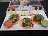 3 Tacos (Corn Tortillas)