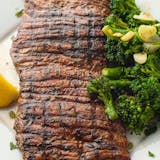 Skirt Steak with Broccoli Rabe