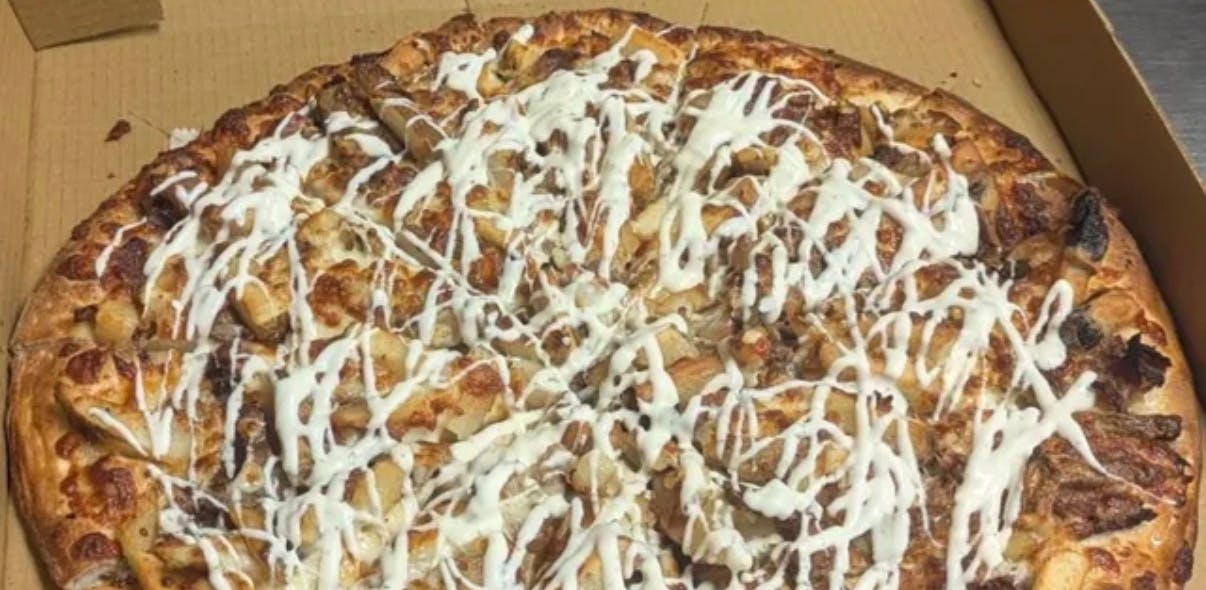 Ranch Steak Pizza