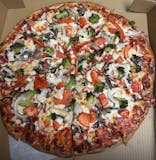 Feta Cheese Pizza With Roasted Peppers