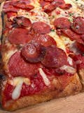 Square Sicilian Pepperoni Pizza Catering