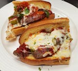 Sausage Parmigiana Hero
