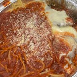 Spaghetti with Eggplant Parmesan