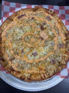 Reuben Pizza