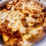 Chilli Beans with Smoked Bacon over Our Potato Wedges