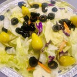 Garden Salad with a Ranch Dressing
