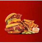 2 Chicken Sliders with Fries 