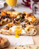 Sausage Egg Cheese Pizza Breakfast
