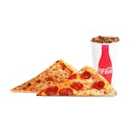 Two Slices Pizza & Soda Combo