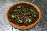 Jalapeño Deep Dish Pizza