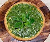 Pesto Deep Dish Pizza