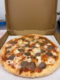 Meatball Pizza