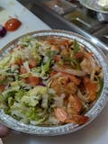 Shrimp Over Salad