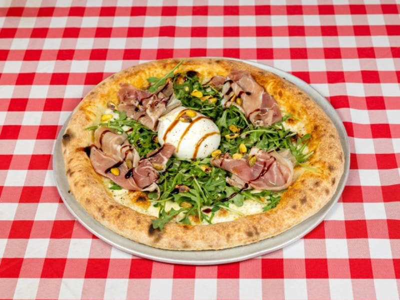 Oh So Creamy Pizza with Pistachios