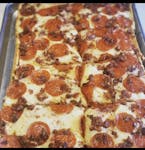 Pepperoni Bacon Sicilian Pizza