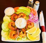 House Salad with Shrimp 