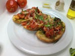 Basil Pesto Bruschetta