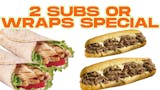 Any 2 Subs or Wraps 