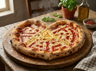 Heart Shape Pizza