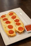 Garlic Bread with Cheese & Pepperoni