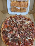 Large Specialty Pizza & Two 6'' Pizza Rolls Special
