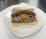 Chicago Italian Beef & Sausage Sandwich 