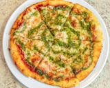 The Pesto Three Cheese Pizza