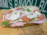 Mortadella with Pistachio & Fresh Mozzarella Hoagie