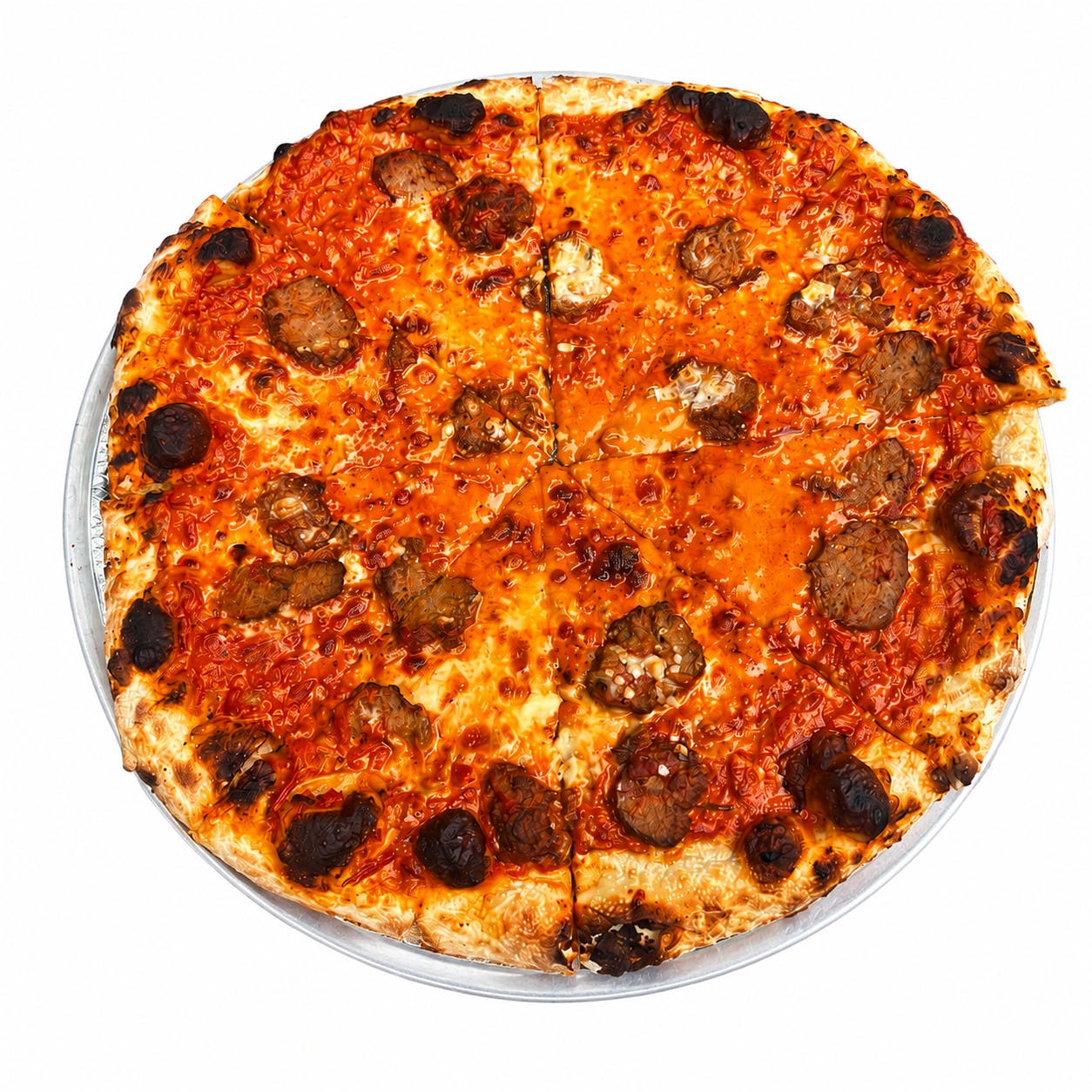 Meatball Pizza