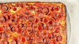 Sicilian Pepperoni Pizza