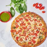 Pesto Spinach Pizza
